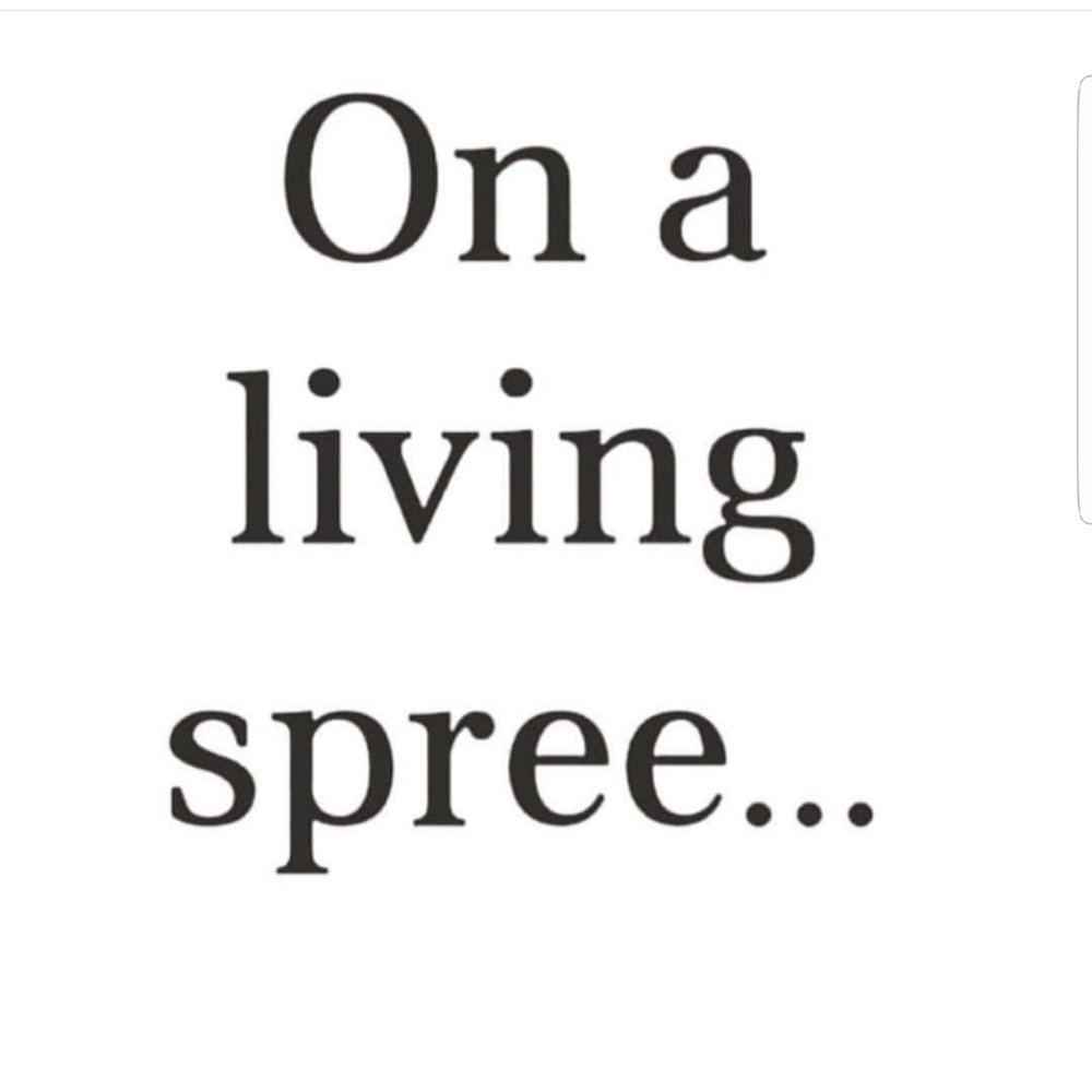 On a living spree... T shirt Size Med & Small